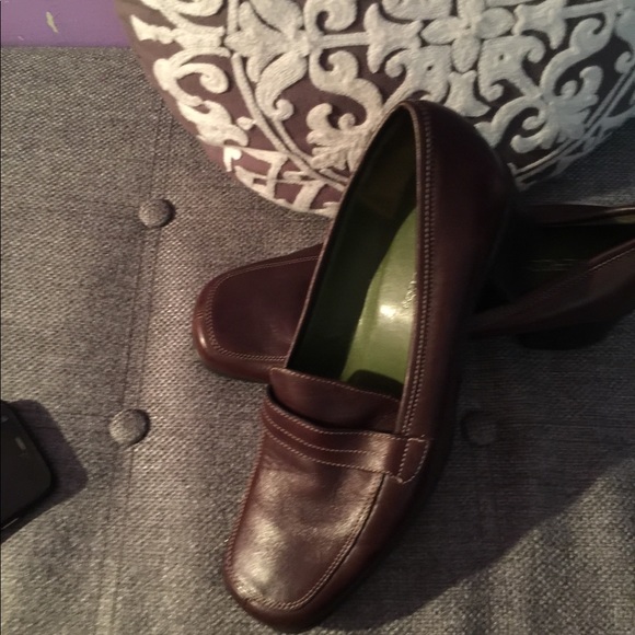 Aerosoles brown leather shoe 👞penny offer style 8 - Picture 7 of 8